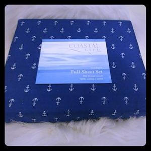 Coastal Life Anchors Full Size Sheet Set